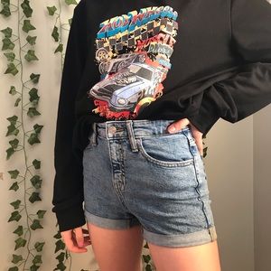 Vintage High Waisted Jean Shorts